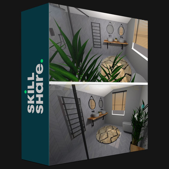 Skillshare Design Your Dream Bathroom In Sketchup Beginner 3d Modeling Interior Design Bathroom Design Gfxdomain Blog