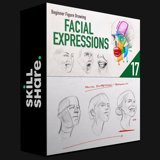 Skillshare – Beginner Figure Drawing – Facial Expressions | GFXDomain Blog