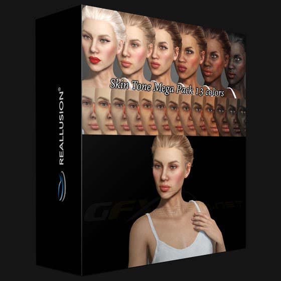 Reallusion Marketplace – Skin Tone 13 Pack | GFXDomain Blog